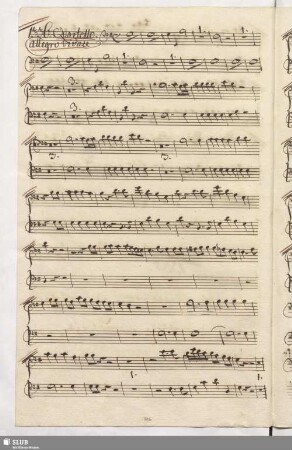 1336. Quartetto: Bel veder d'intorno / Gazzaniga, G.