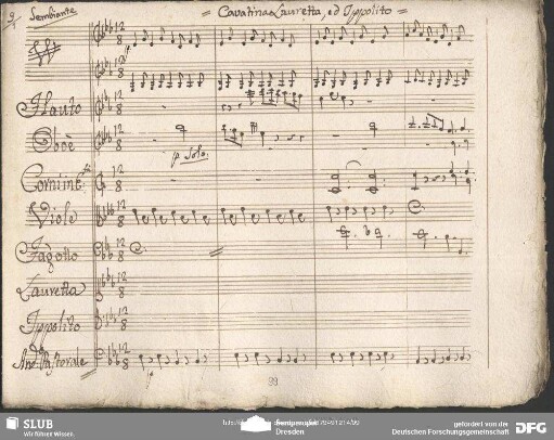 Cavatina [Duetto]: "Al chiaro rio che del abbonda"