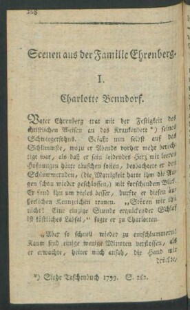 I. Charlotte Benndorf