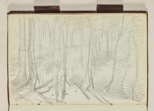 Waldstudie - Studie mit drei Figuren