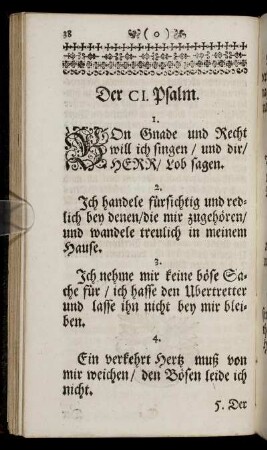 Der CI. Psalm
