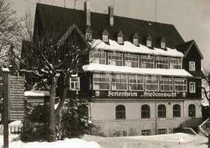 Oberbärenburg. FDGB-Ferienheim "Friedenswacht". Winteraufnahme