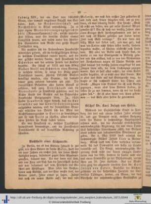 Bischof Dr. Karl Joseph von Hefele.