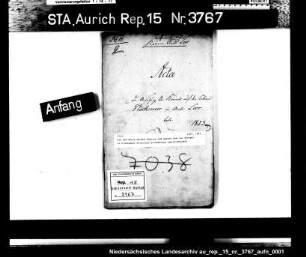 Die dem Heere Gerdes Schulte und später dem Jan Scheper in Flachsmeer erteilten Erlaubnisse zum Kramhandel