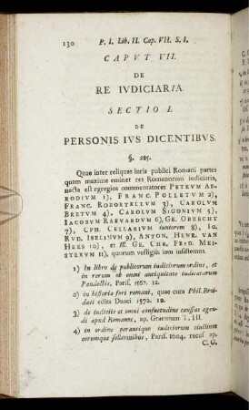 Caput VII. De re iudiciaria.