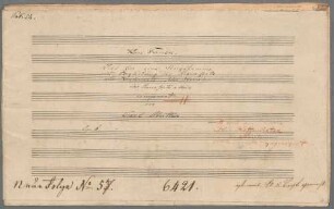 "Den Fernen - Excerpts; V, vlc (pf), pf; op. 6". - BSB Mus.Schott.Ha 6466