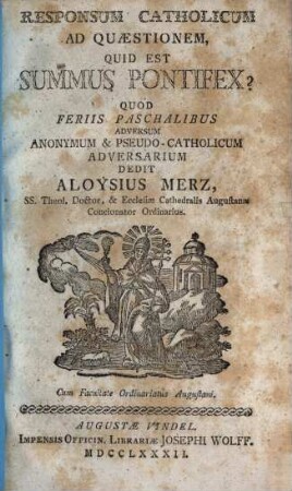 Responsum Catholicum Ad Quaestionem, Quid Est Summus Pontifex?