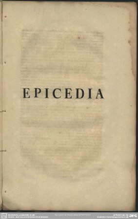 Epicedia