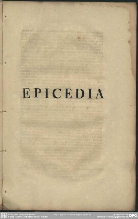 Epicedia
