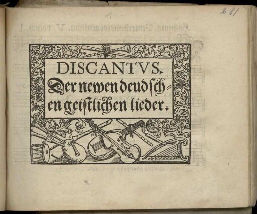 Newe deudsche geistliche Gesenge. Discantus