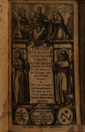 Constitutiones Ordinis Eremitarvm S. Augustini