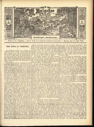Ausgabe vom Sonntag, den 25. April 1909.