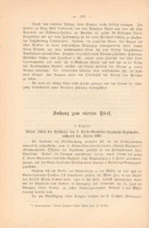 Anhang zum vierten Theil