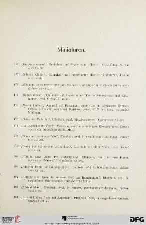 Miniaturen (Nr. 171-204)