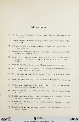 Miniaturen (Nr. 171-204)