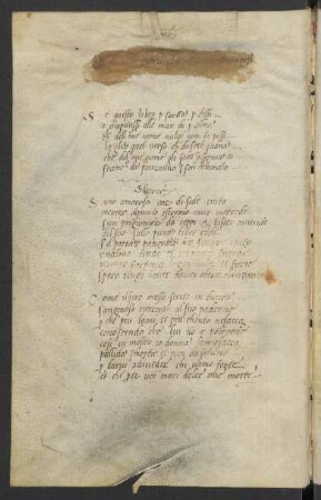 Gedicht, ital. (Nachtrag)