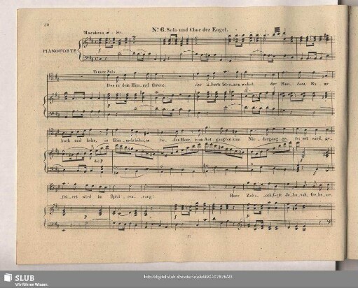 No. 6 Solo und Chor der Engel: Der in dem Himmel thront