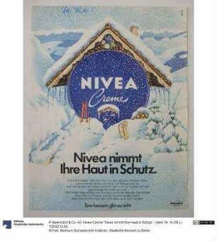 Nivea-Creme "Nivea nimmt Ihre Haut in Schutz."