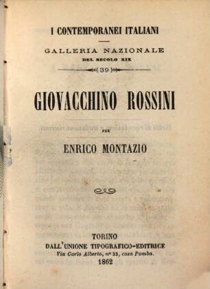 Giovacchio Rossini