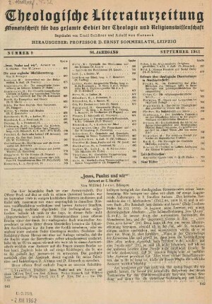 641-650 "Jesus, Paulus und wir"