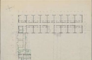 Motel Alte Post; Müllheim, 1:100; Grundriss 1. Obergeschoss