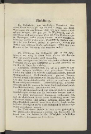 Erzeugung des elektrischen Stromes