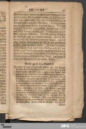 Gebet zum XII. Einblick.