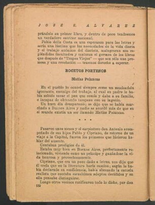 Bocetos porteños : Matías Polancas