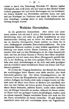 Weltliche Herrschaften.