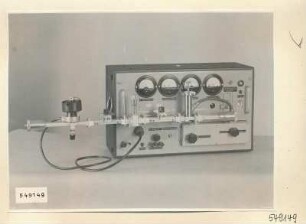 Detektor-Messeinrichtung Typ Nr. 06.89001.1 mit Brücke, Foto 1954