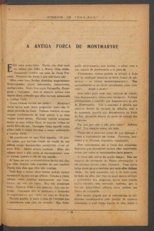 A antiga forca de Montmartre
