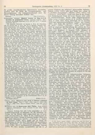 33 [Rezension] Schwamm, Hermann, Magistri Joannis de Ripa O. F. M. doctrina de praescienta divina. Inquisitio historica