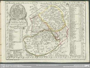 Dioecesis Constantiensis delineatio geographica