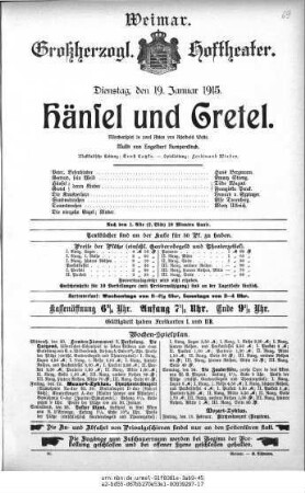 Hänsel und Gretel