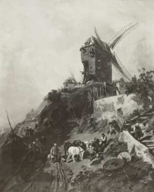 Windmühle in der Normandie