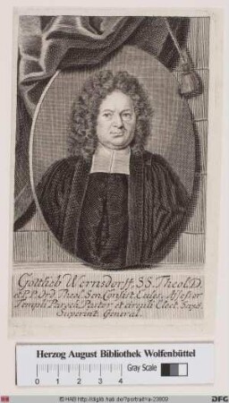 Bildnis Gottlieb Wernsdorf d. Ä.