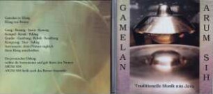 Arum Sih. Javanische Gamelan-Musik