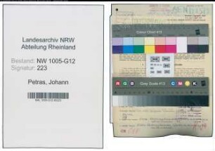 Entnazifizierung Johann Petras , geb. 19.11.1901 (Buchhalter)