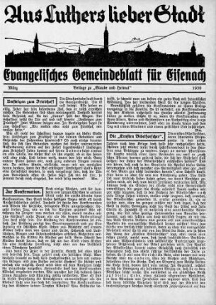Die "Ernsten Bibelforscher" / Nitzsch