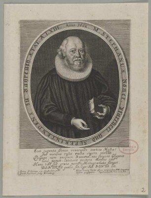 Bildnis des Stephanus Böner
