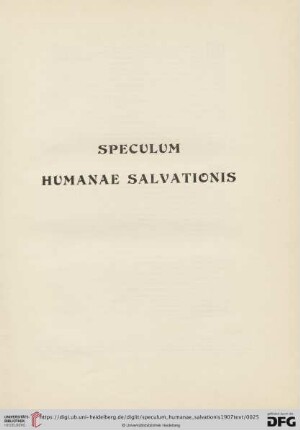 Speculum humanae salvationis
