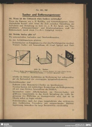 Sucher und Entfernungsmesser