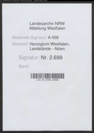 Landtagsabschied (doppelt)