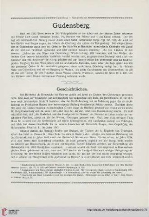 ⟦Gudensberg⟧