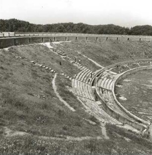 Pompeji. Amphitheater. Blick auf die Westcavea