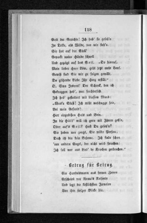 Betrug für Betrug.