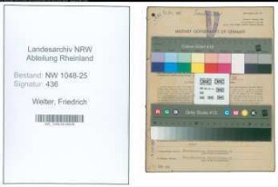 Entnazifizierung Friedrich Welter , geb. 17.01.1890 (Ingenieur)