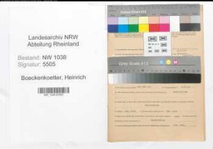 Entnazifizierung Heinrich Boeckenkoetter , geb. 05.09.1890 (Tabakwarenhaendler)