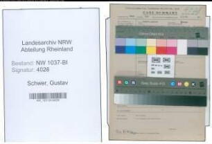 Entnazifizierung Gustav Schwer , geb. 13.08.1909 (Polizeibeamter)