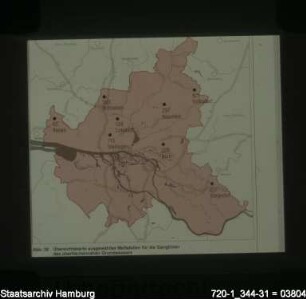 Fachplan Wasserversorgung, Übersichtsplan ausgewählter Messstellen